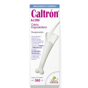 Caltrón 600 + Magnesio (60 tabletas, 1500 mg + 100 mg)