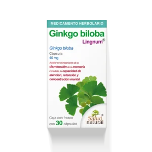 Ginkgo biloba Lingnum (30 cápsulas, 40 mg)